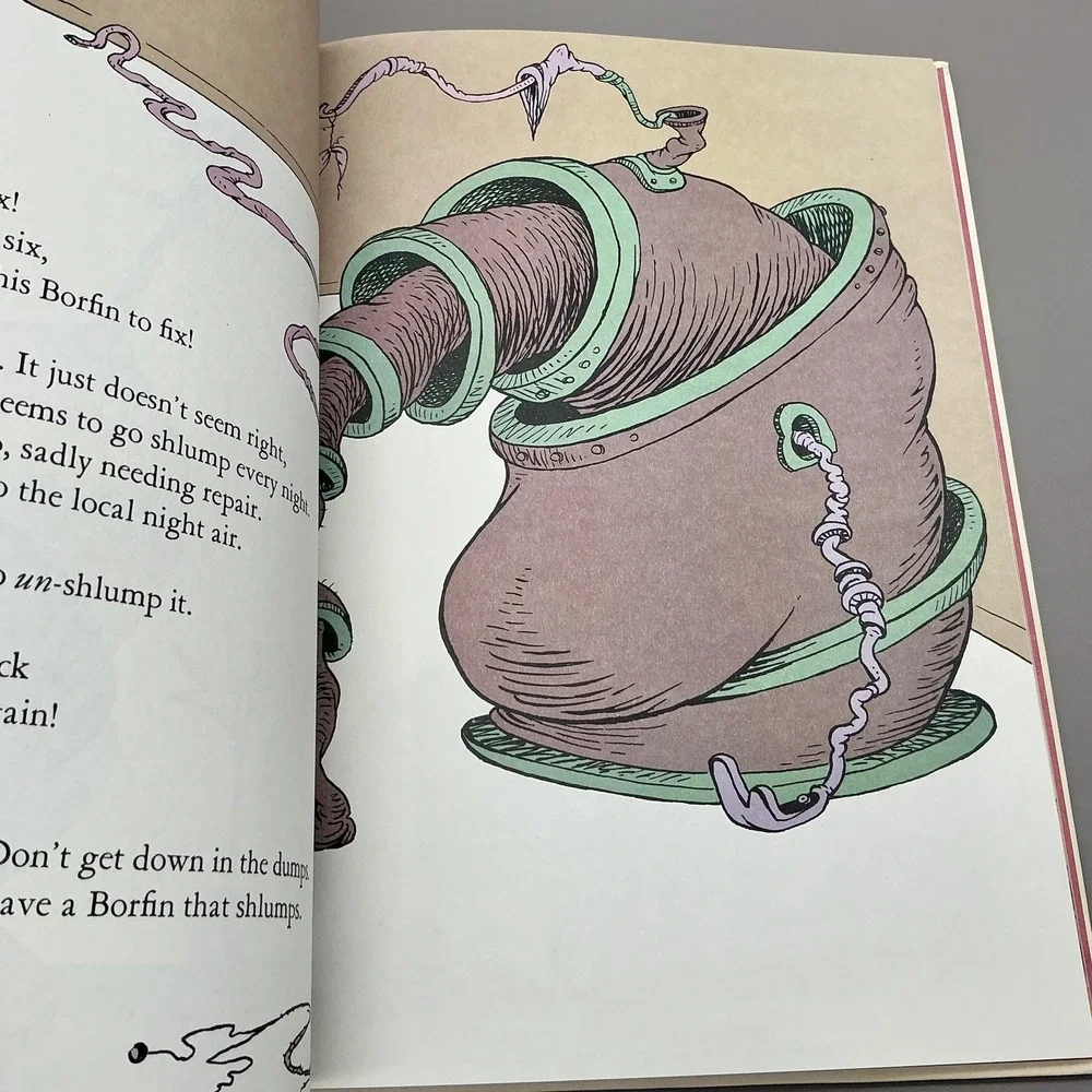 Vintage Did I Ever Tell You How Lucky You Are Dr Seuss 1973 Yellow Random House